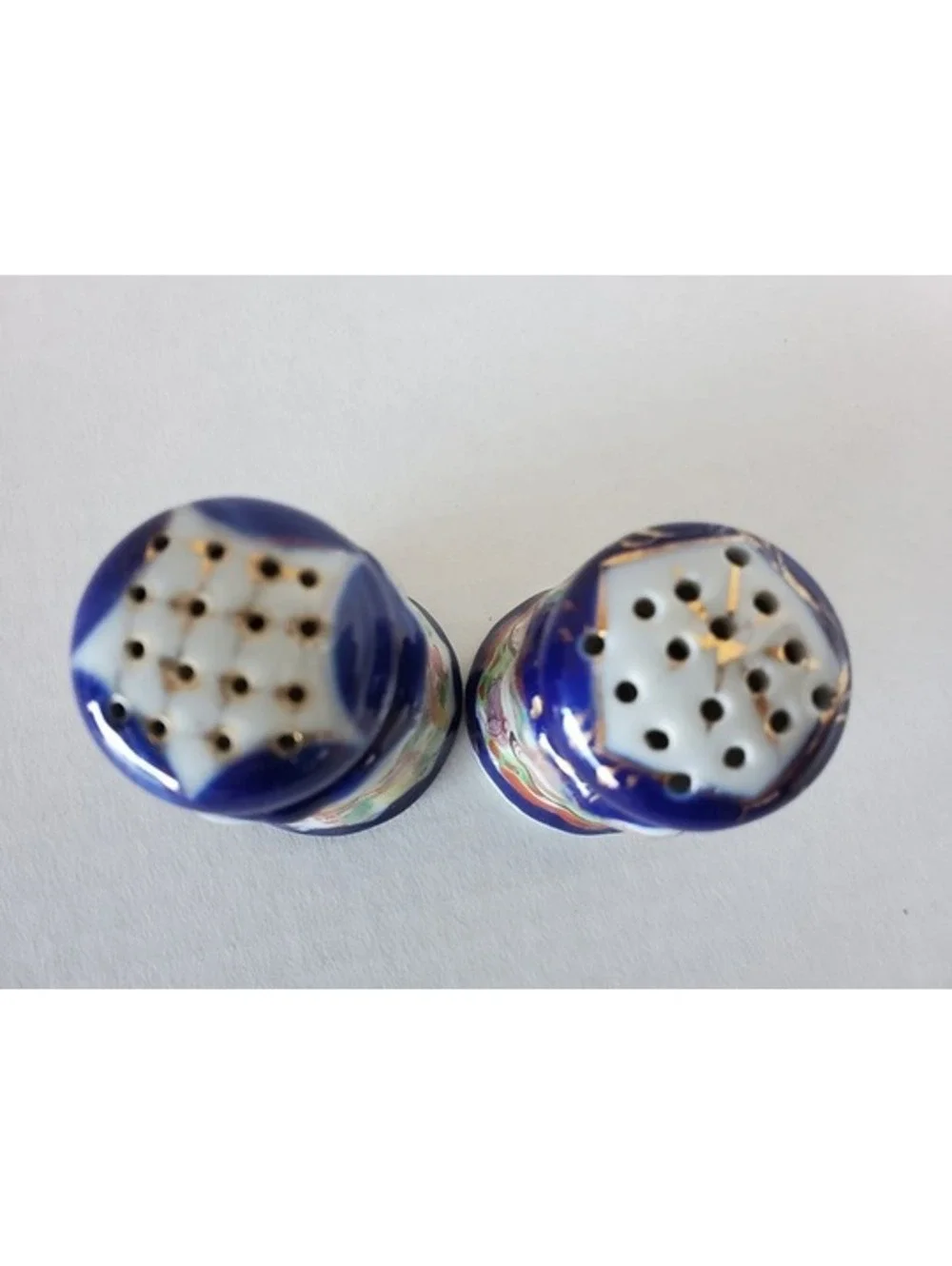 Vintage Porcelain Japanese Geisha Girl Salt Pepper Shakers